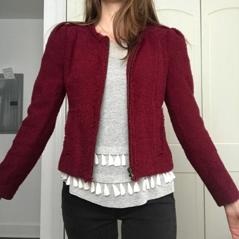 Vintage CAbi maroon jacket. 🍂🌾